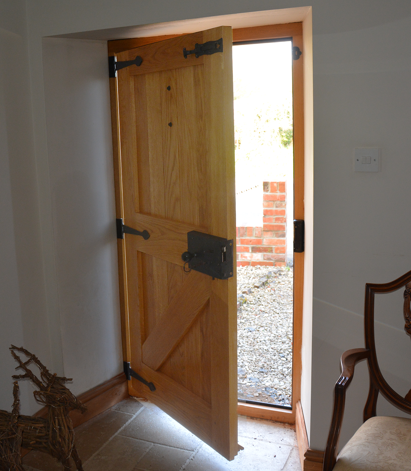 Solid Oak-Door &amp; Frame